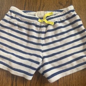 Mini Boden toweling shorts size 9
